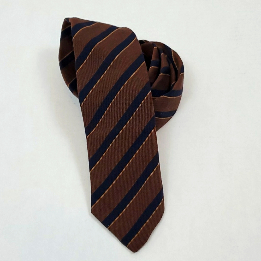 Vintage Pendleton Wool Tie Striped Classic Retro Men’s Accessory